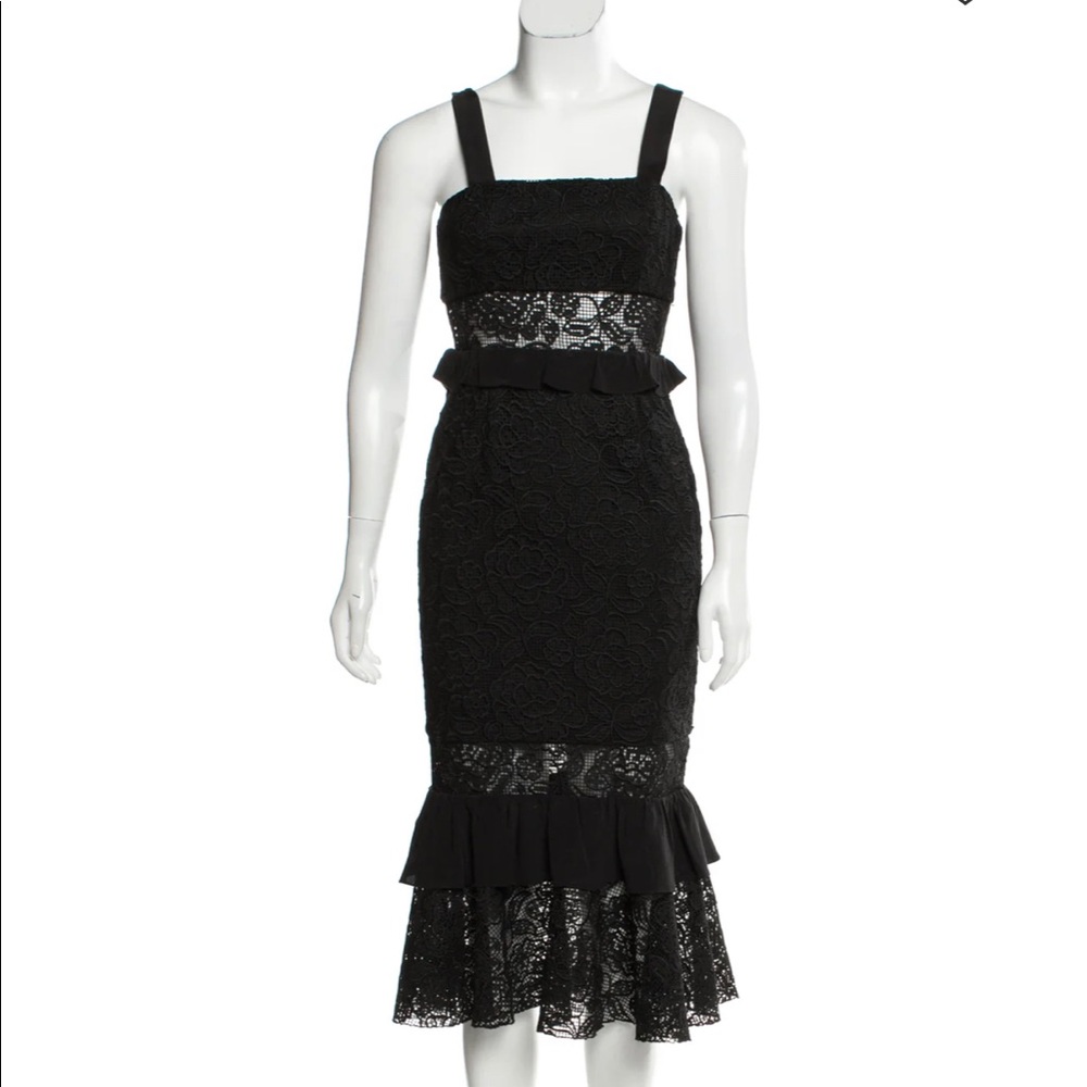 Jay Godfrey midi lace dress